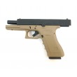 Страйкбольный пистолет WE Glock-17 Gen.3 Tan (WE-G001A-TN) - фото № 5