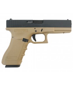 Страйкбольный пистолет WE Glock-17 Gen.3 Tan (WE-G001A-TN)
