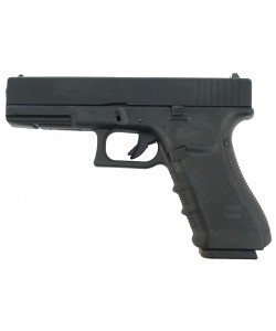 Страйкбольный пистолет WE Glock-17 Gen.4, сменные накладки (WE-G001B-BK)