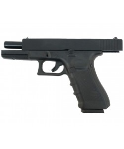 Страйкбольный пистолет WE Glock-17 Gen.4, сменные накладки (WE-G001B-BK)