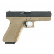 Страйкбольный пистолет WE Glock-17 Gen.4 Tan, сменные накладки (WE-G001B-TN) - фото № 2
