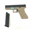Страйкбольный пистолет WE Glock-17 Gen.4 Tan, сменные накладки (WE-G001B-TN) - фото № 4