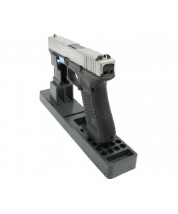 Страйкбольный пистолет WE Glock-17 Gen.4 Silver, сменные накладки (WE-G001B-SV)