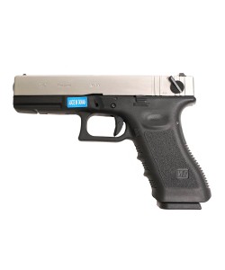 Страйкбольный пистолет WE Glock-18 Gen.3 Silver (WE-G002A-SV)