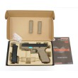 Страйкбольный пистолет WE Glock-18 Gen.4 Tan, сменные накладки (WE-G002B-TN) - фото № 3