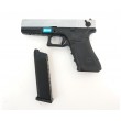 Страйкбольный пистолет WE Glock-18 Gen.4 Silver, сменные накладки (WE-G002B-SV) - фото № 4