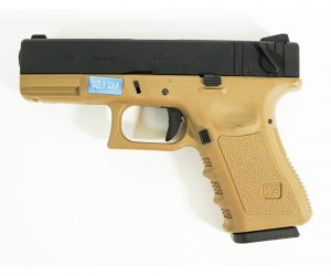 Страйкбольный пистолет WE Glock-23 Gen.3 Tan (WE-G004A-TN)