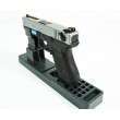 Страйкбольный пистолет WE Glock-23 Gen.4 Silver, сменные накладки (WE-G004B-SV) - фото № 6