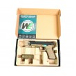 Страйкбольный пистолет WE Glock-35 Gen.4 Tan, сменные накладки (WE-G009B-TN) - фото № 3