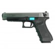 Страйкбольный пистолет WE Glock-35 Gen.4 Silver, сменные накладки (WE-G009B-SV) - фото № 1