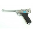 Страйкбольный пистолет WE Luger P08 6” Silver (WE-P005) - фото № 1