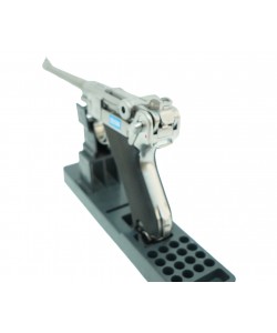 Страйкбольный пистолет WE Luger P08 6” Silver (WE-P005)