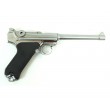 Страйкбольный пистолет WE Luger P08 6” Silver (WE-P005) - фото № 2