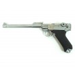 Страйкбольный пистолет WE Luger P08 8” Silver (WE-P006) - фото № 1