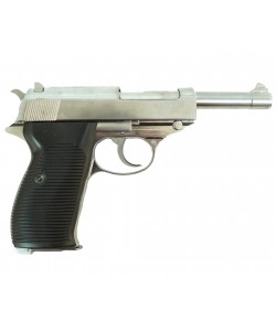 Страйкбольный пистолет WE Walther P38 GBB Silver