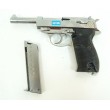 Страйкбольный пистолет WE Walther P38 GBB Silver - фото № 5