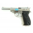 Страйкбольный пистолет WE Walther P38 GBB Silver - фото № 1