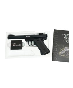 Страйкбольный пистолет KJW Ruger MK1 Gas GNB Black