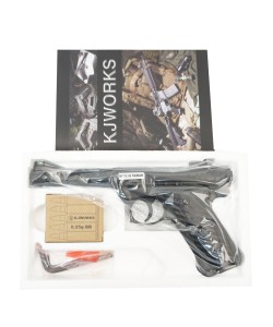 Страйкбольный пистолет KJW Ruger MK2 CO₂ GNB Black