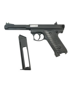 Страйкбольный пистолет KJW Ruger MK2 CO₂ GNB Black