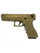 Страйкбольный пистолет Cyma Glock 18C AEP Tan (CM.030TN)
