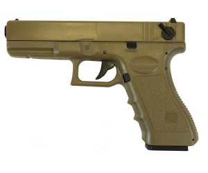 Страйкбольный пистолет Cyma Glock 18C AEP Tan (CM.030TN)