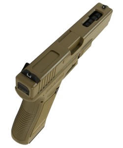 Страйкбольный пистолет Cyma Glock 18C AEP Tan (CM.030TN)