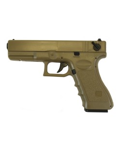 Страйкбольный пистолет Cyma Glock 18C AEP Tan (CM.030TN)