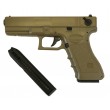 Страйкбольный пистолет Cyma Glock 18C AEP Tan (CM.030TN) - фото № 3