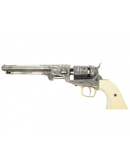 Макет револьвер морского офицера Colt Navy, рук. под кость (США, 1851 г.) DE-1040-B