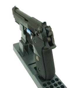 Страйкбольный пистолет WE Beretta M9A1 Rail Black (WE-M008)