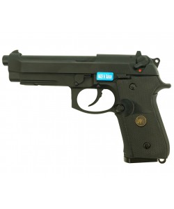 Страйкбольный пистолет WE Beretta M9A1 Rail Black (WE-M008)