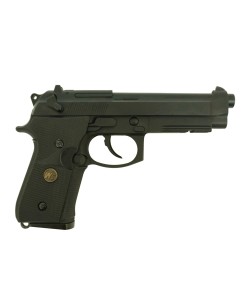 Страйкбольный пистолет WE Beretta M9A1 Rail Black (WE-M008)