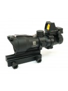 Оптический комплекс Trijicon ACOG 4x32, крест, подсветка, коллиматор, на Weaver