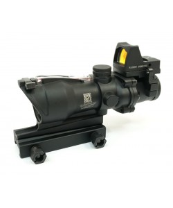 Оптический комплекс Trijicon ACOG 4x32, крест, подсветка, коллиматор, на Weaver