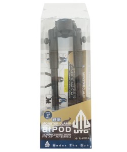 Сошки Leapers UTG на ствол оружия, усиленные, высота 22-26 см (TL-BP08S-A)