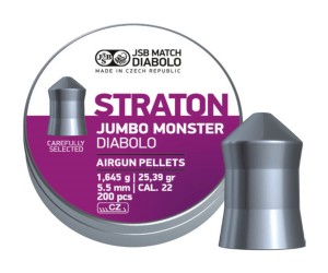 Пули JSB Straton Jumbo Monster Diabolo 5,5 мм, 1,645 г (200 штук)