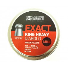 JSB Exact King Heavy MK II 6,35 мм, 2,2 г (300 шт.)