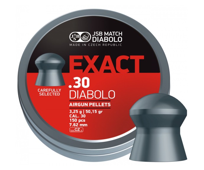 Пули JSB Exact Diabolo 7,62 мм, 3,25 г (150 штук)