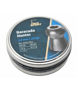 Пули для пневматики H&N Baracuda Hunter 5,5 мм, 1,18 г (200 штук)