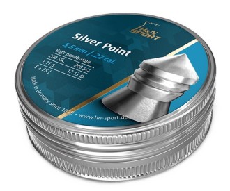 Пули для пневматики H&N Silver Point 5,5 мм, 1,11 г (200 штук)