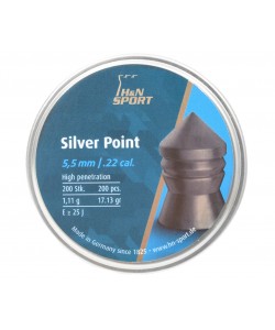 Пули для пневматики H&N Silver Point 5,5 мм, 1,11 г (200 штук)