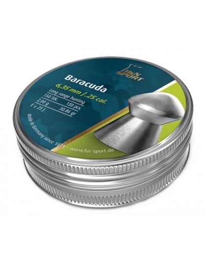 Пули для пневматики H&N Baracuda 6,35 мм, 2,0 г (150 штук)