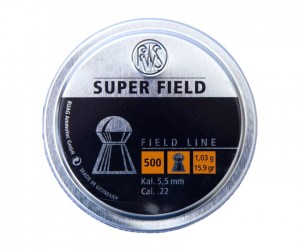 Пули RWS Super Field 5,5 мм, 1,03 г (500 штук)