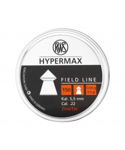 Пули для пневматики RWS Hypermax 5,5 мм, 0,64 г (150 штук)
