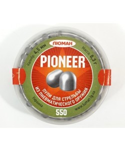 Пули «Люман» Pioneer 4,5 мм, 0,3 г (550 штук)