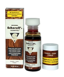 Средство для обработки дерева Klever-Ballistol Scherell Schaftol, 50 мл (тёмное)