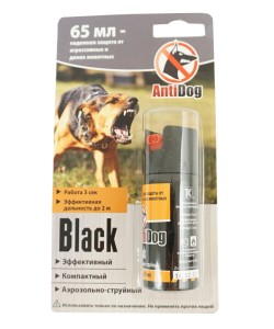 Распылитель-баллончик AntiDog Black, 65 мл