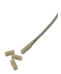 Гибкий шомпол ЧИСТОGUN универсальный для от .22 до 12 кал., адаптер-иголка с гайкой, L=100 см