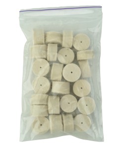 Войлочные патчи ЧИСТОGUN, Cal. 12, диаметр 21 мм (25 штук)